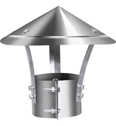 Cubierta De Ventilación Con Tapa De Lluvia Para Chimenea,