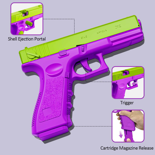 Shell Ejecting Toy 1911 Llessoo, 2 Paquetes, Fidget Toys, Co