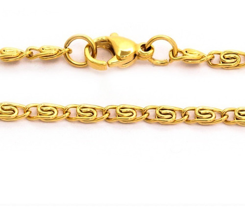 Cobmo Cadena Oro 18 Kilates 45 X 3 + Pulsera 18x3 Caracol