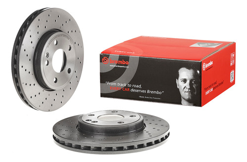 Disco Brembo Mercedes-benz A-class A 200 13 A 17 Delan Pz 