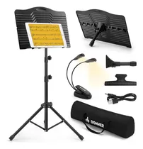 Comprar Atril De Partituras Donner Con Luz, Dms-1 Atril...
