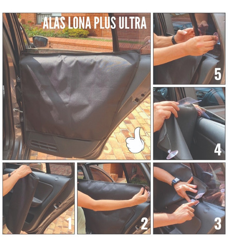 Protector Para Asientos Mascotas Plus Ultra Con Alas Puertas