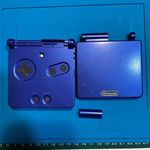 Carcasa Usada Original Cobalto Nintendo Gameboy Advance Sp (Usado)