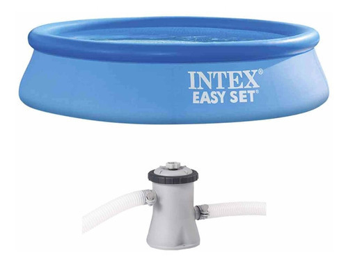 Alberca Piscina Inflable Circular 2.44 M Easy + Bomba Intex