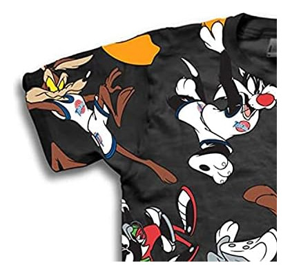 Space Jam Polera Clásica Para Hombre Tune Squad Marvin & Tee