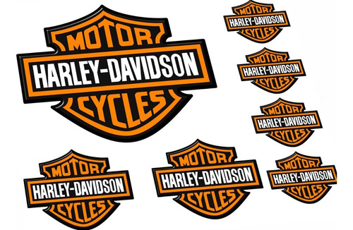 Adesivo Moto Harley Davidson Cycles Refletivo Ktcp60 Fgc