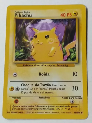 Pikachu 58/102 - Pokemon Promo Cards - Pokemon