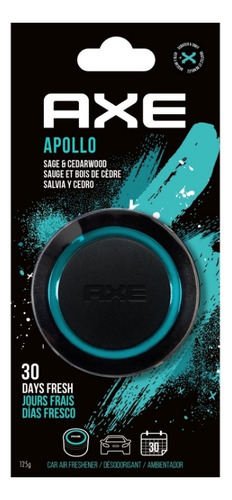 Aromatizante Para Auto Axe Apollo Salvia Y Cedro Se