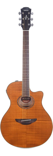 Guitarra E-acustica Yamaha Apx600fm-am Flamed Maple Ambar