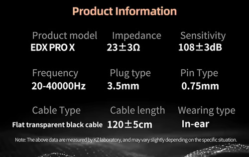 Audífonos Monitores Kz Edx Pro X Grey Con Micrófono