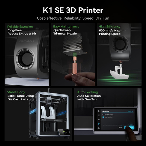 Creality Impresora 3d K1 Se 2024 600 Mm/s Mmg