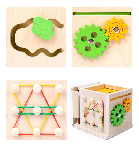 Montessori Toddler Play Kit 8 En 1 Juegos De Tirar