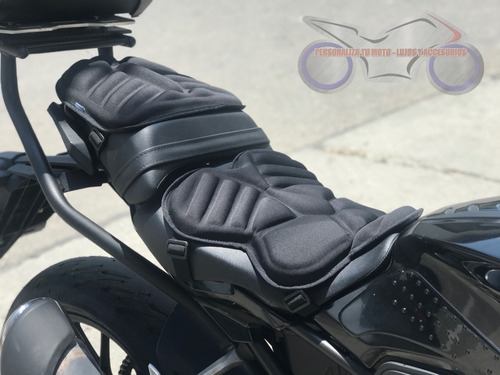 Imagen 7 de 8 de Cojin Moto Kit 2 Piezas Comodo Practico Ajustable Universal