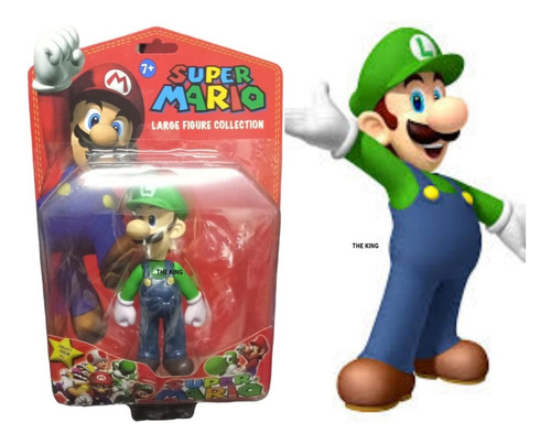 Muñeco Luigi - Super Mario Bros - 12 Cm Aprox. - Oferta!