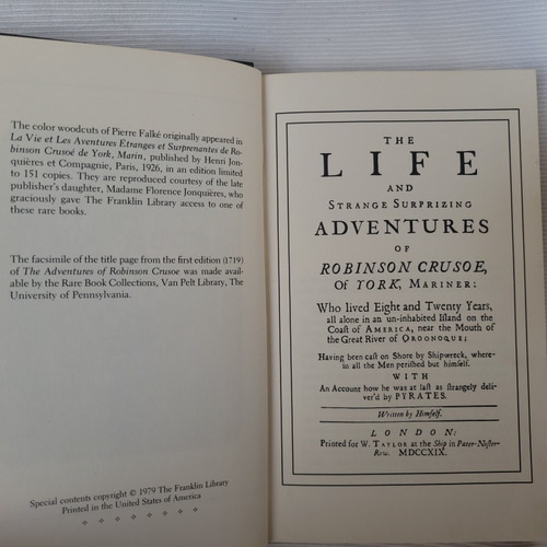 Imagen 5 de 9 de Adventure Of Robinson Crusoe Daniel Defoe T/dura Ilustrado