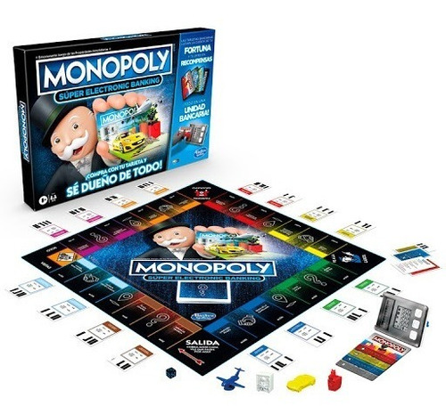 Juego De Mesa Nuevo Monopoly Super Banco Electronico Español
