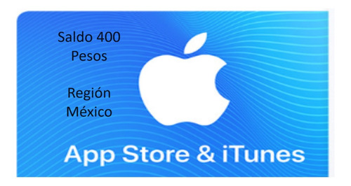 Tarjeta App Store & Itunes 400 Pesos 100% Confiable