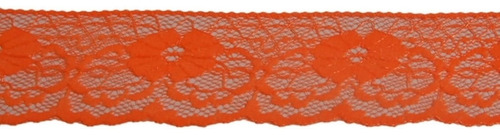 Renda Nylon 10mm Najar N°02 50m Cor 40 - Laranja Cítrico