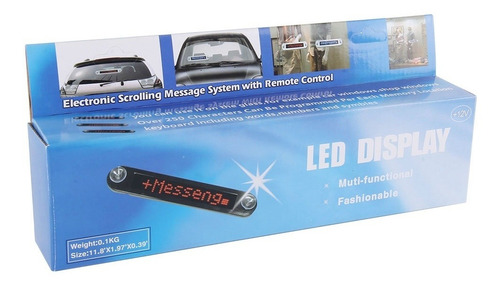 Monitor Vehiculo Dc 12v Led Escapara Te Programable
