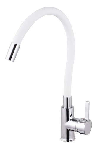 Krumm Griferia Cocina Flexible Niza Blanco