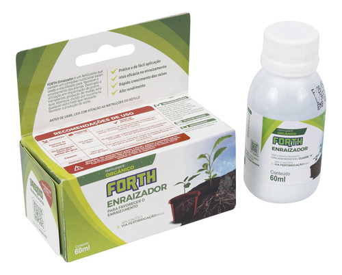 Fertilizante Raiz Concentrado 60ml Forth