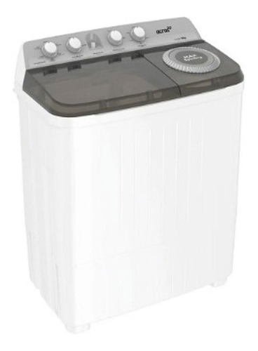 Lavadora semiautomática de doble tina Acros ALD1945JE blanca 19kg 110 V - 127 V