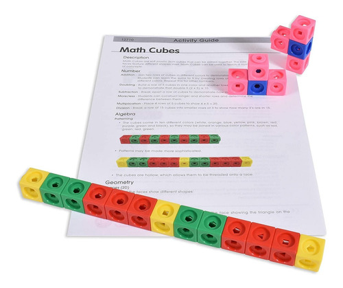 Edxeducation Matemáticas Cubos - Juego De 100 Cubos De Enlac