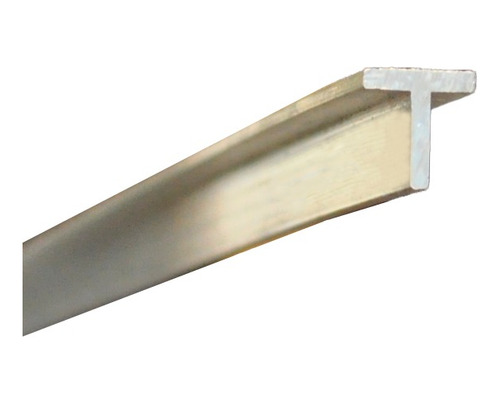 Perfil T Aluminio 19,05 X 2 Mm De Espesor Tira 6 Mts