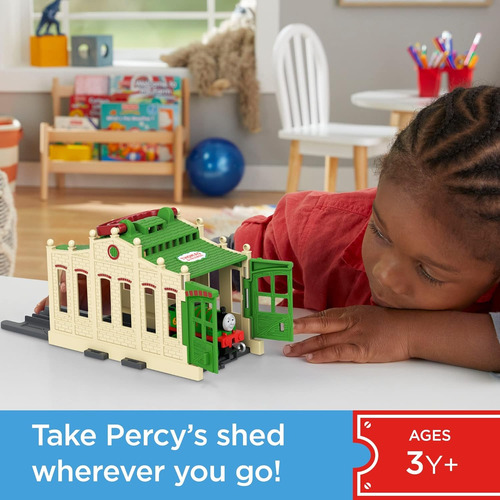 Thomas Friends Connect Go Shed Y Motores De Trenes De Empuje