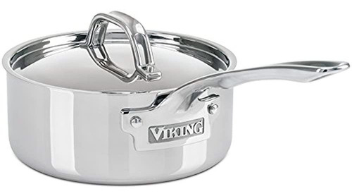 Cookware Viking De Acero Inoxidable 2 Cuartos De Plata