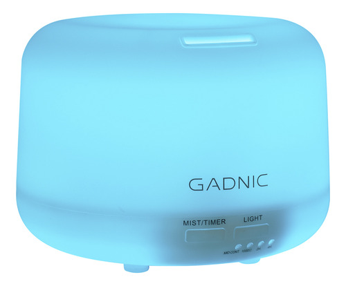 Difusor Ultrasónico Gadnic Aromaterapia Humidificador 300ml Blanco