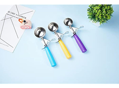 . 3 Pcs Cuchara Para Porciones De Galletas Cuchara Para