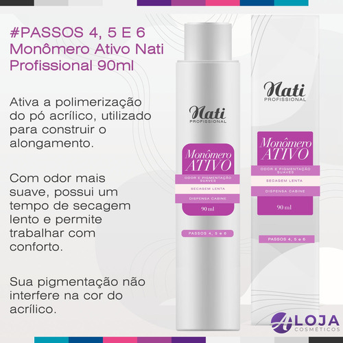 Imagem 7 de 10 de Kit Alongamento Nati - Acrílico Profissional