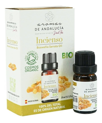 Aceite Esencial Bio Andalucia Aroma A Incienso 10 Ml
