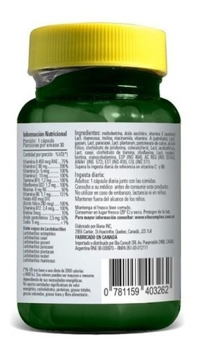 Imagen 6 de 8 de Pack X 24 Vitacomplex C Plus Probiótico 7 Cepas + Vitaminas