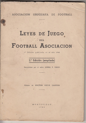 1946 Leyes De Juego Del Futbol De Asociacion Auf Uruguay