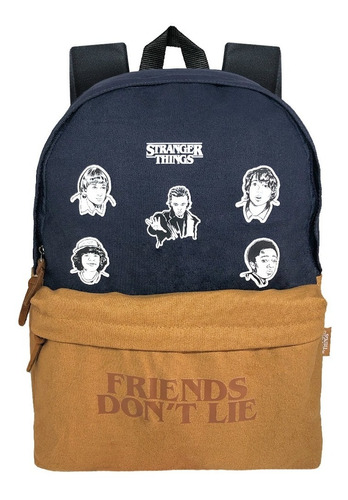 Mochila Notebook Patches Personagens Netflix Stranger Things