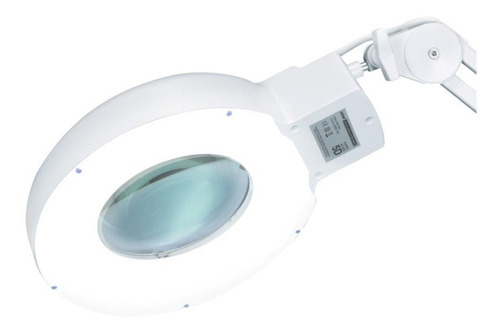 Lupa Com Luminária Led Tripé E 02 Bandejas Solver Hl-500 5x