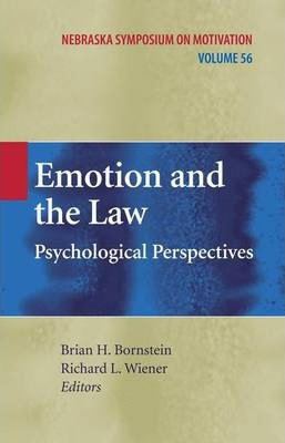 Libro Emotion And The Law : Psychological Perspectives - ...