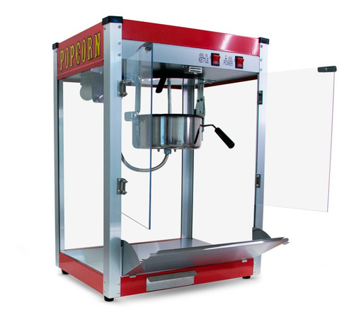 Pipoqueira elétrica Fácil Tec HP-6AC vermelho