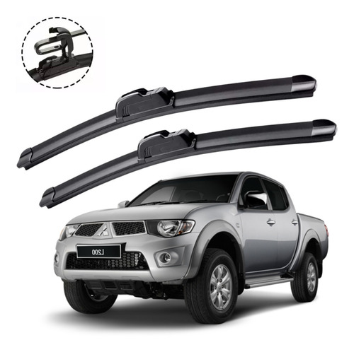 2 Plumas Limpiaparabrisas Reluvsa Mitsubishi L200 2008