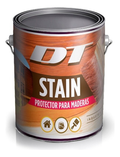 Protector De Madera  - Dt Stain - 18 Lt  Ext Int Colores