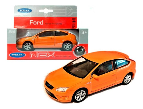 Welly 1:36 Ford Focus Blanco