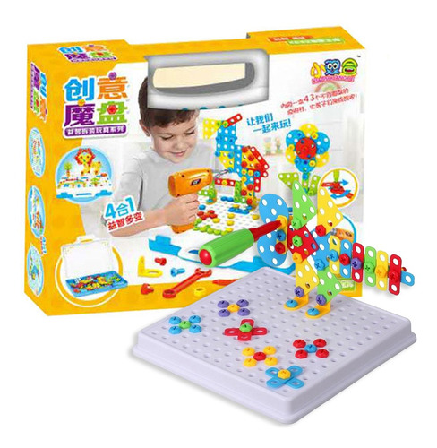 251pcs Niños Juguete De Bricolaje Bloques De Herramientas Ju