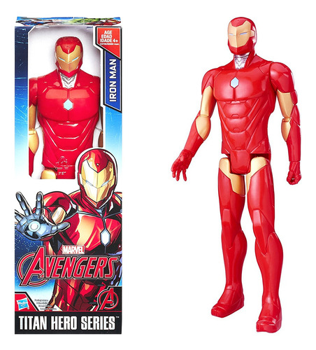 Iron Man Figura 30 Cm Avengers Hasbro Original Scarlet Kids