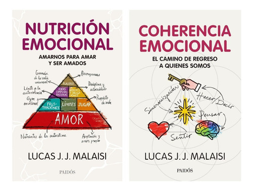 Nutricion + Coherencia Emocional - Malaisi - Paidos 2 Libros