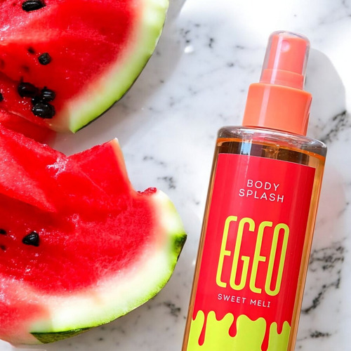Egeo Dolce Meli - 3 Unidades Body Splash Sweet Meli - Cheirinho Doce Refrescante 200ml Cada