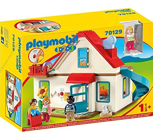 Casa Unifamiliar Playmobil® 70129 123 Casa Con Figuras