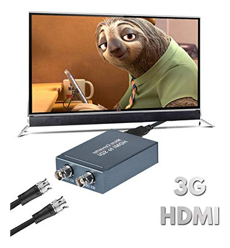 Convertidor Hdmi A Sdi, Micro Convertidor Hdmi A Dos