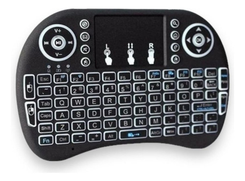 Mini Teclado Inalámbrico Airmouse Android Smart Tv Iluminado